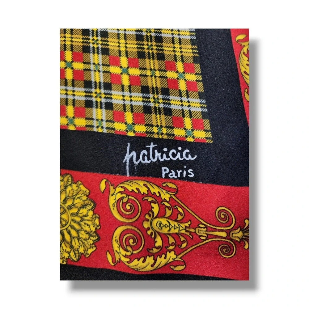 Italy Patricia Paris  Equestrian Pattern Scarf 34
